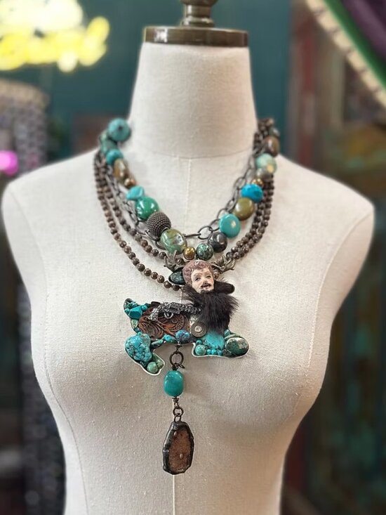 Art By Amy Labbe Jewelry - Art by Amy Labbe - Mr Thomas Necklace